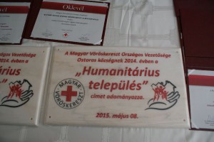 2015 - Humanitárius település díj átadó